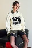 MOVE FORWARD logo knit/MOVE FORWARDロゴニット