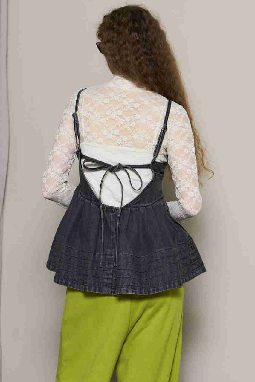 美品！夏にぴったり♡メゾンスペシャル・デニム ストラップレス ビスチェ 美品！夏にぴったり♡メゾンスペシャル・デニム ストラップレス