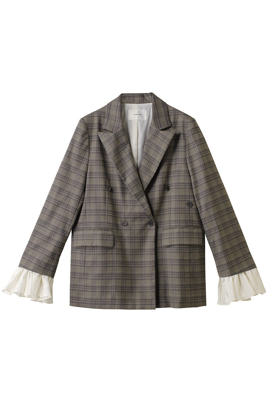 MAISON SPECIAL ベージュジャケット 02 MAISON SPECIAL(メゾンスペシャル)｜Ruffle Sleeves Jacket