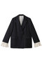 Ruffle Sleeves Jacket/フリルスリーブジャケット メゾンスペシャル/MAISON SPECIAL NVY(ネイビー)