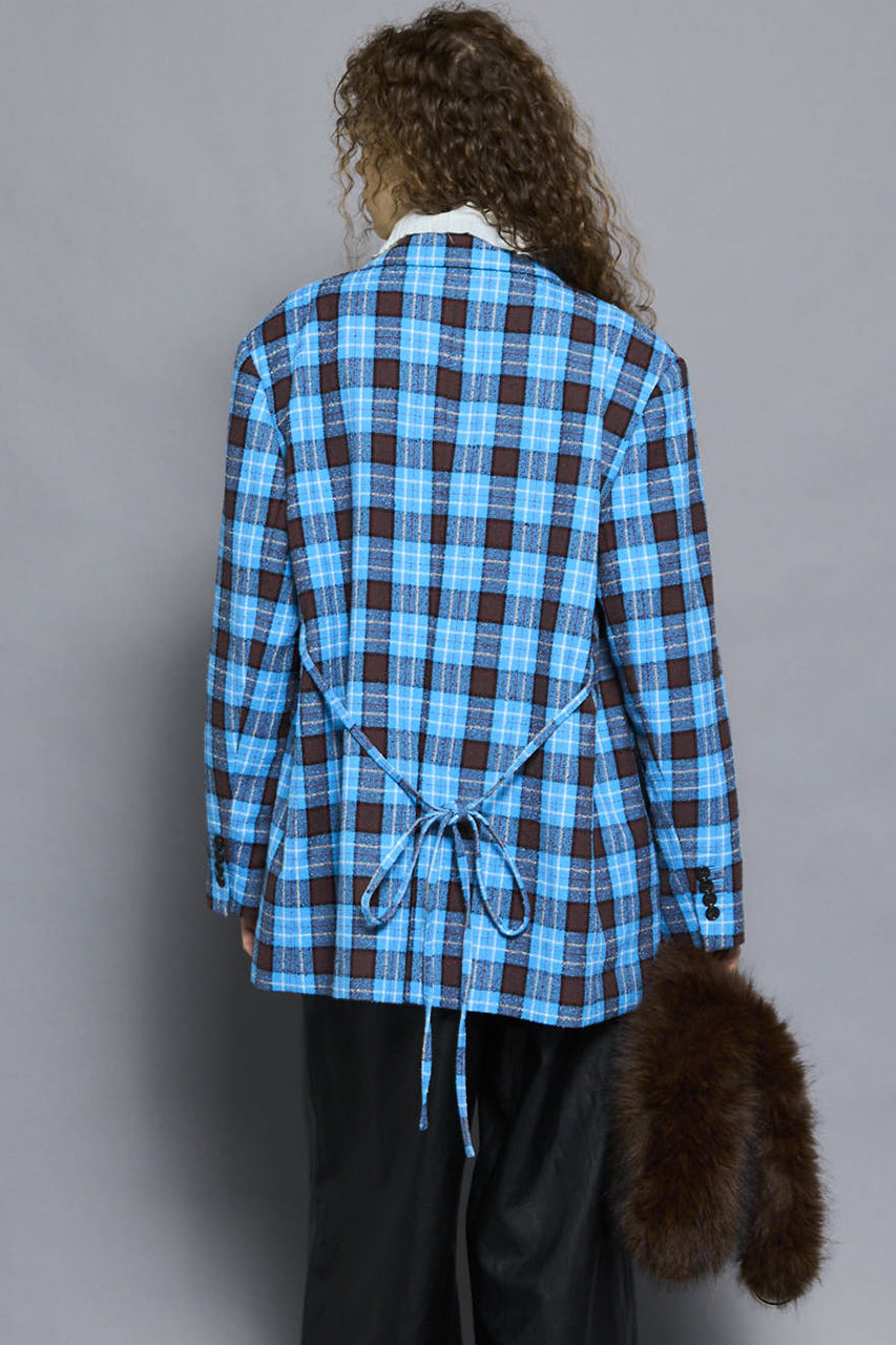 25aw新作 新品未使用 Loop Yarn Plaid Jacket MAISON SPECIAL（メゾン 