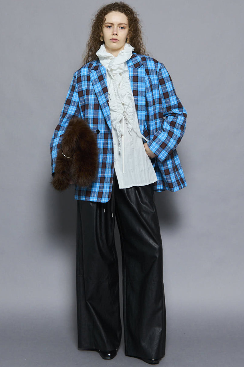 MAISON SPECIAL(メゾンスペシャル)｜Loop Yarn Plaid Jacket/ループ