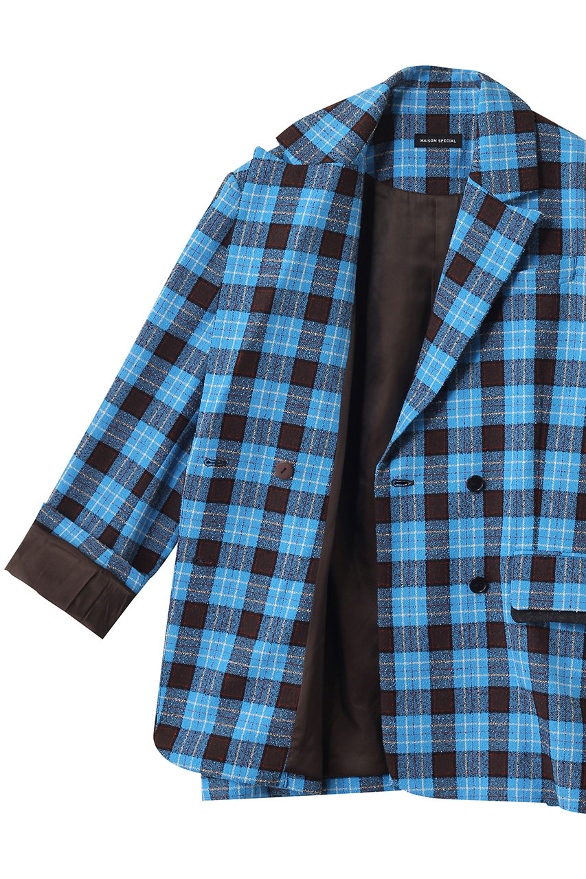 MAISON SPECIAL(メゾンスペシャル)｜Loop Yarn Plaid Jacket/ループ 