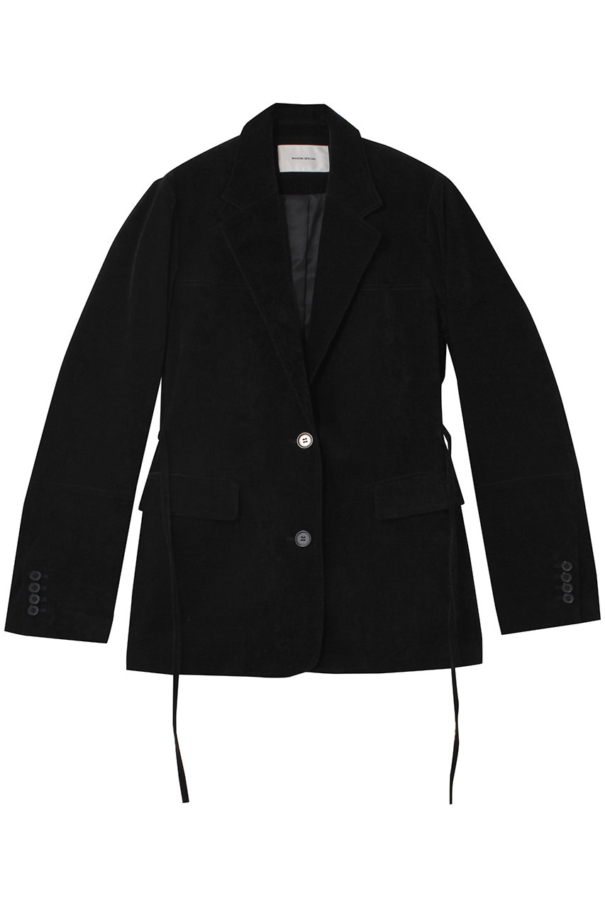 MAISON SPECIAL Chambray Corduroy Jacket/シャンブレーコーデュロイジャケット (BLK(ブラック), 38) メゾンスペシャル ELLE SHOP MAISON SPECIAL Chambray Corduroy Jacket/シャンブレーコーデュロイジャケット (BLK(ブラック), 38) メゾンスペシャル ELLE SHOP