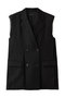 Side Tulle Gilet/サイドチュールジレ メゾンスペシャル/MAISON SPECIAL BLK(ブラック)