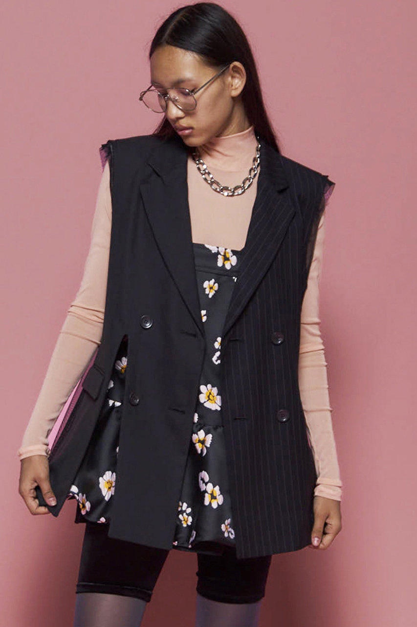 MAISON SPECIAL(メゾンスペシャル)｜Side Tulle Gilet/サイド