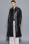 faux Leather  Balmacaan Coat/フェイクレザーステンカラーコート メゾンスペシャル/MAISON SPECIAL