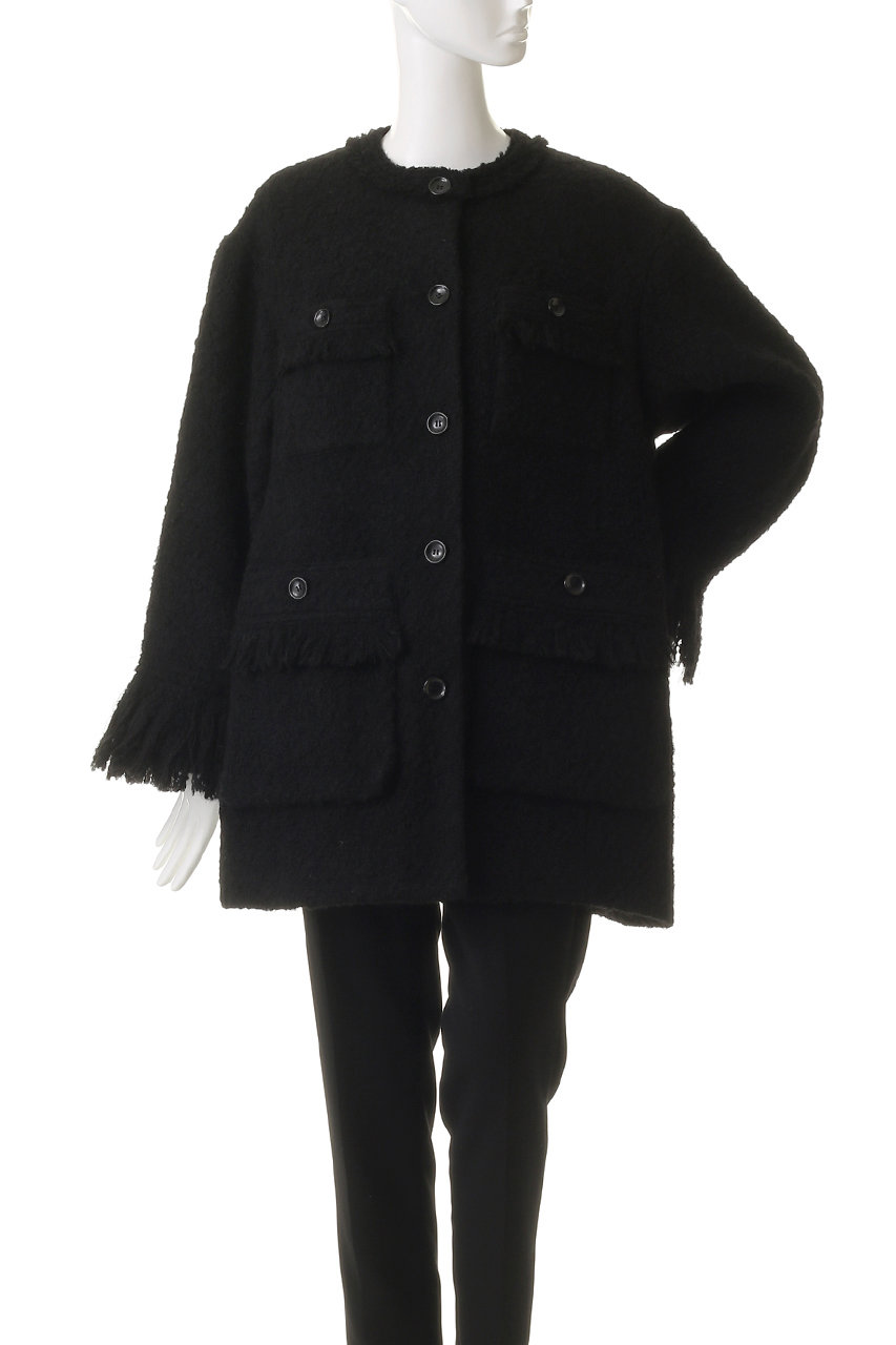 MAISON SPECIAL(メゾンスペシャル)｜Fringe Tweed Jacket Coat