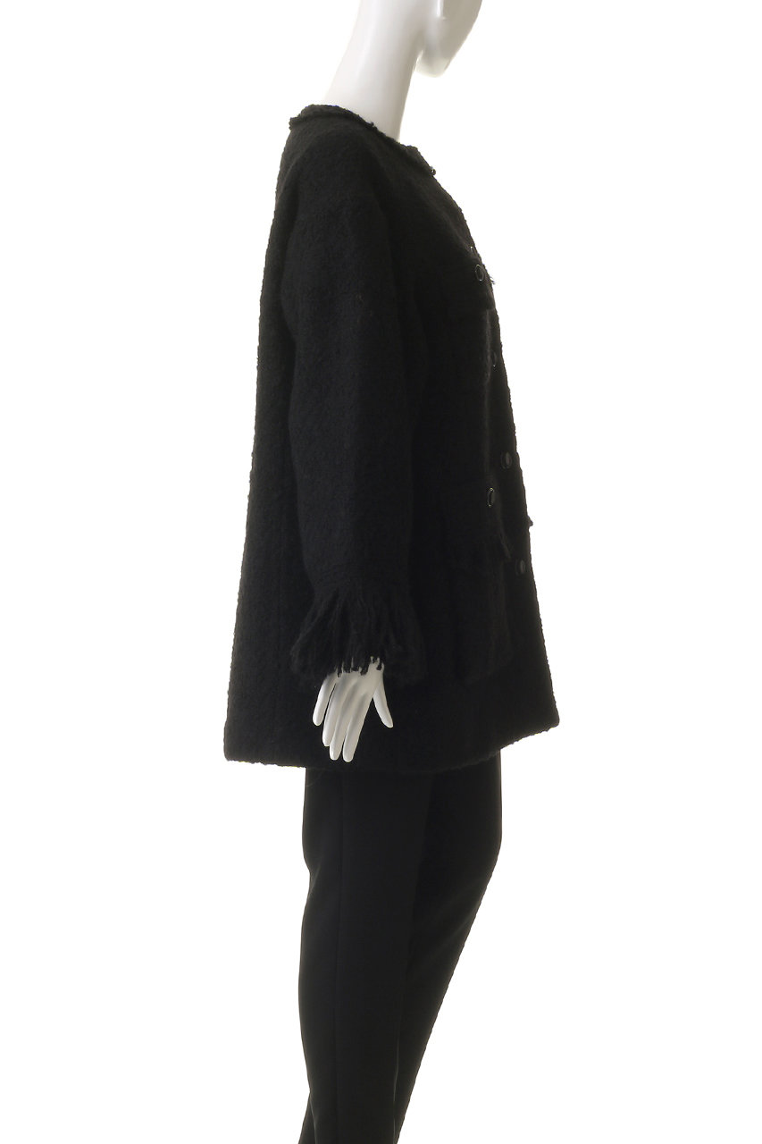 MAISON SPECIAL(メゾンスペシャル)｜Fringe Tweed Jacket Coat