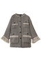 Fringe Tweed Jacket Coat/フリンジツイードジャケットコート メゾンスペシャル/MAISON SPECIAL WHT(ホワイト)