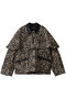 leopard Military Cape Jacket/レオパードミリタリーケープジャケット メゾンスペシャル/MAISON SPECIAL MLT1(マルチカラー)