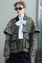 leopard Military Cape Jacket/レオパードミリタリーケープジャケット メゾンスペシャル/MAISON SPECIAL