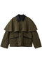 Military Cape Jacket/ミリタリーケープジャケット メゾンスペシャル/MAISON SPECIAL KHK(カーキ)