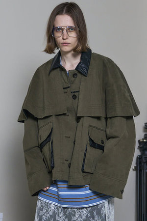 ジャケット・アウター MAISON SPECIAL l Button Middle Coat Single Button Oversized Jacket
