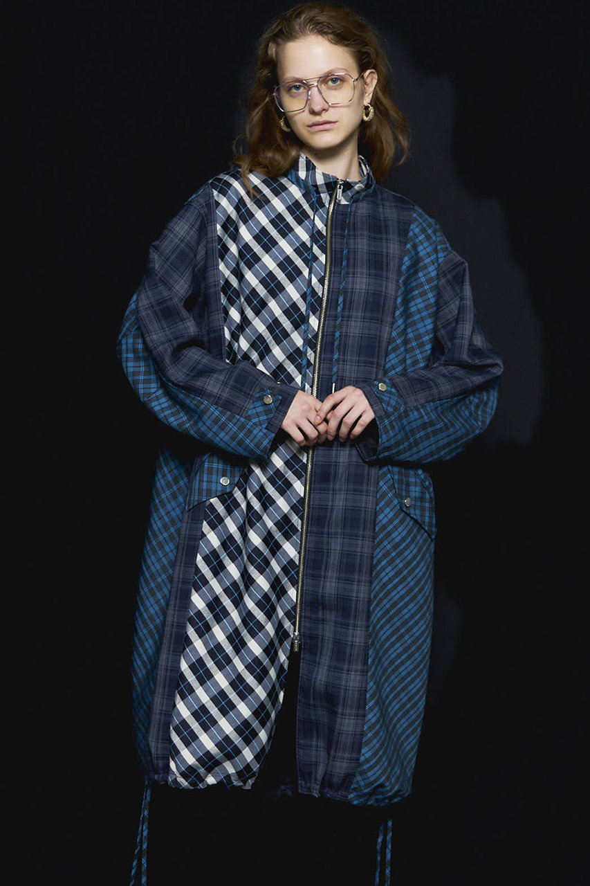 MAISON SPECIAL(メゾンスペシャル)｜Plaid Mods Coat/チェックモッズ