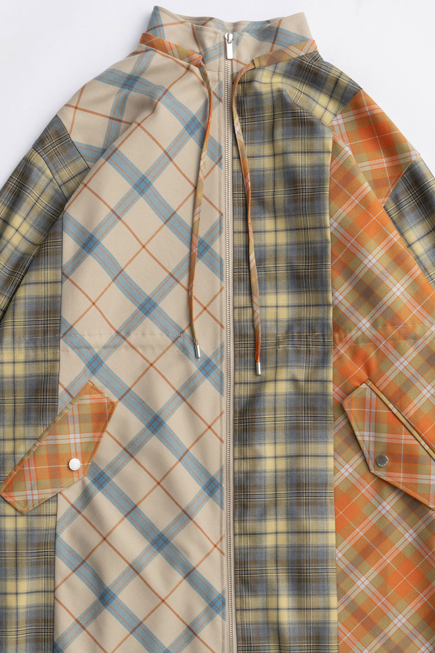 MAISON SPECIAL★ロングコート★チェック MAISON SPECIAL コート チェスターコート Check Overspring Coat