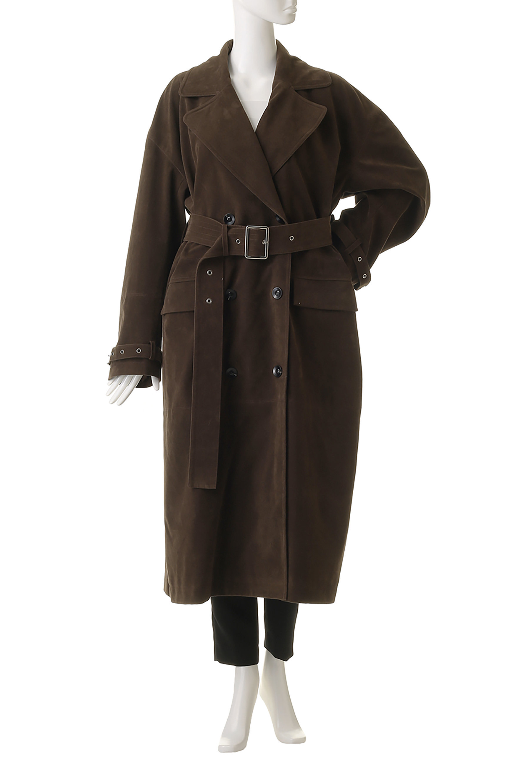 MAISON SPECIAL(メゾンスペシャル)｜Suede Trench Coat/スエード