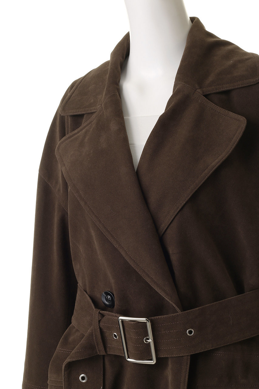 MAISON SPECIAL(メゾンスペシャル)｜Suede Trench Coat/スエード
