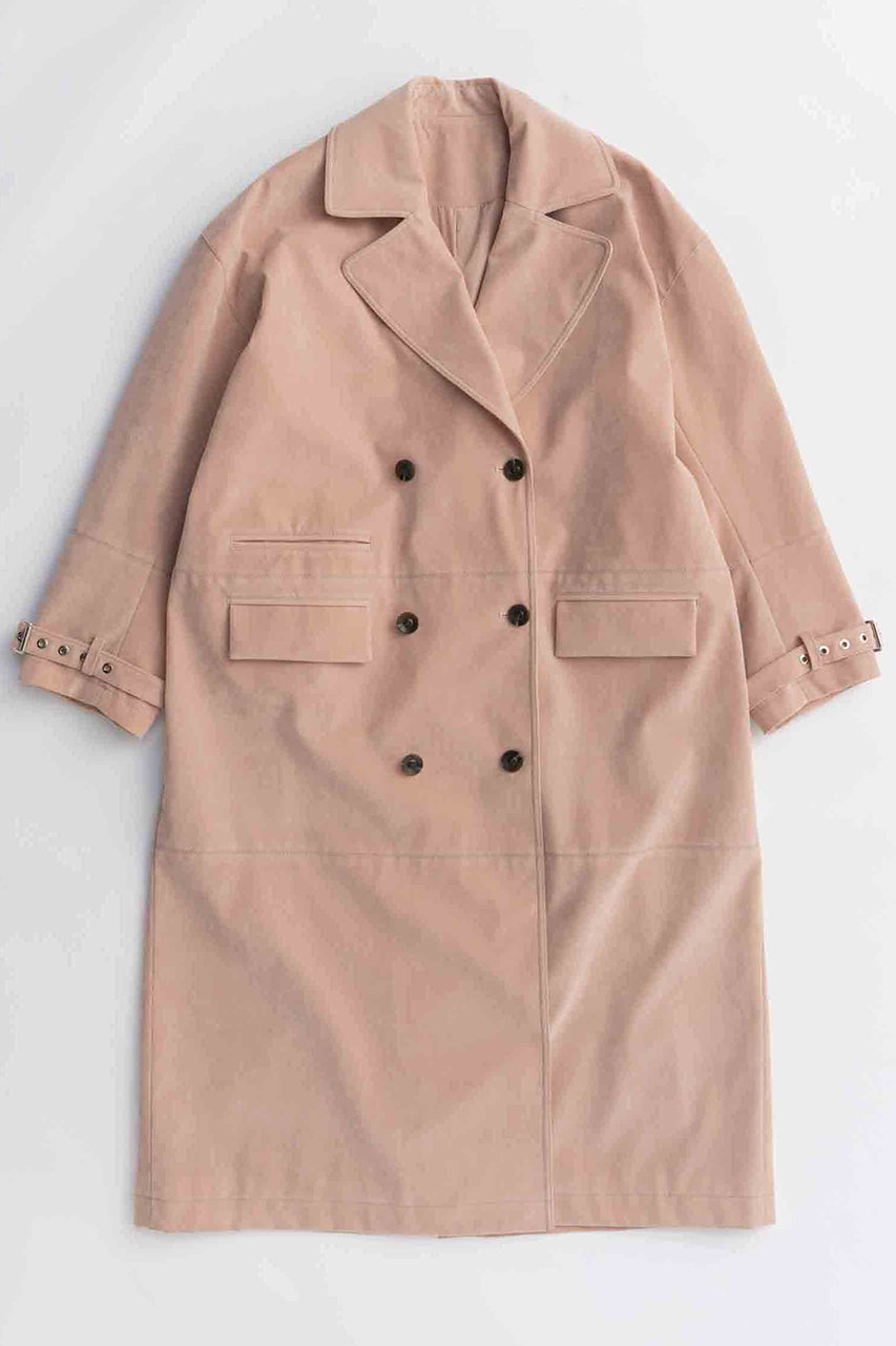 MAISON SPECIAL Suede Trench Coat/スエードトレンチコート (PNK(ピンク), FREE) メゾンスペシャル ELLE SHOP MAISON SPECIAL Suede Trench Coat/スエードトレンチコート (PNK(ピンク), FREE) メゾンスペシャル ELLE SHOP