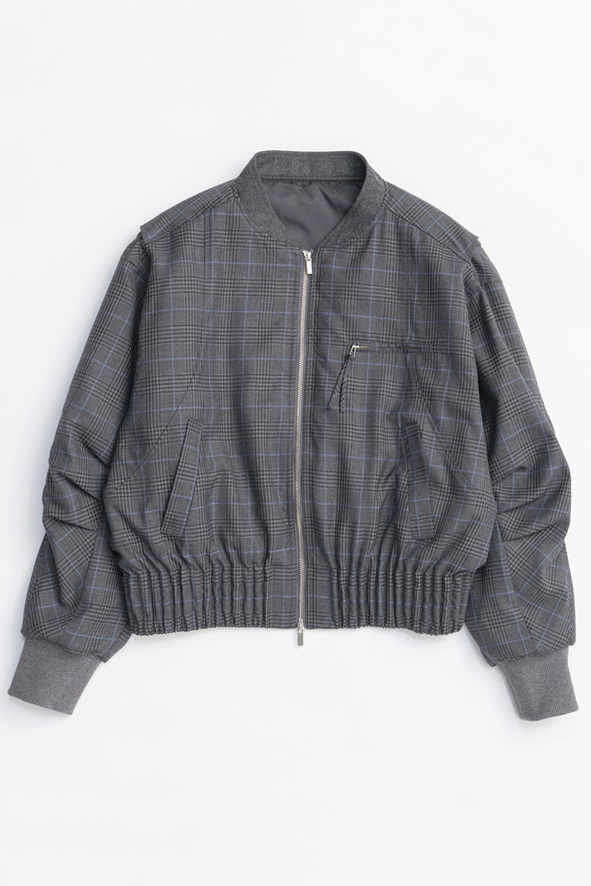 MAISON SPECIAL Worsted MA-1/ウーステッドMA-1 (GRY(グレー), FREE) メゾンスペシャル ELLE SHOP MAISON SPECIAL Worsted MA-1/ウーステッドMA-1 (GRY(グレー), FREE) メゾンスペシャル ELLE SHOP