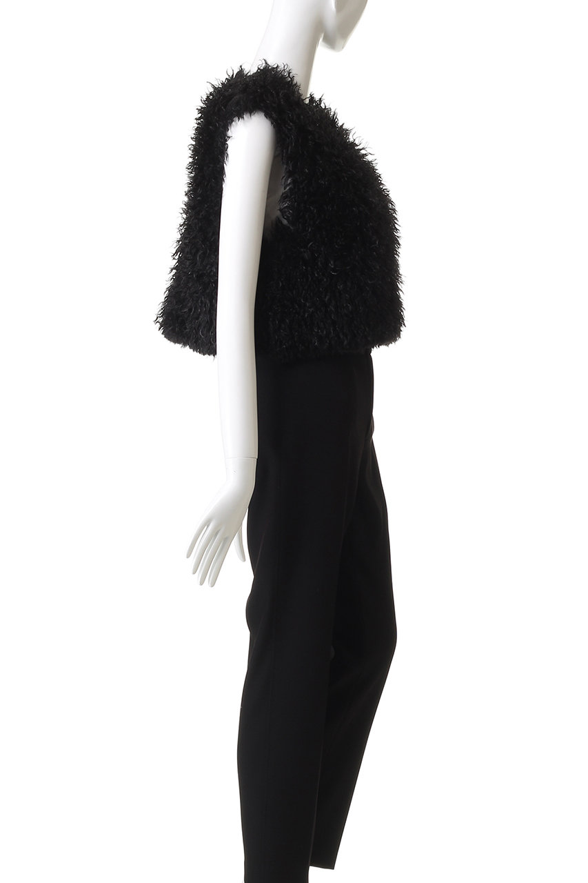 MAISON SPECIAL(メゾンスペシャル)｜Fur Vest/ファーベスト/BLK