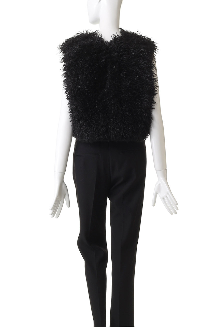 MAISON SPECIAL(メゾンスペシャル)｜Fur Vest/ファーベスト/BLK