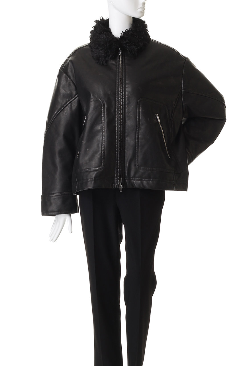 MAISON SPECIAL(メゾンスペシャル)｜2way Collar faux Leather