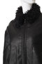 2way Collar faux Leather Blouson/2WAYカラーフェイクレザーブルゾン メゾンスペシャル/MAISON SPECIAL