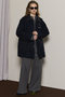 Lace Up A-line Coat/レースアップＡラインコート メゾンスペシャル/MAISON SPECIAL