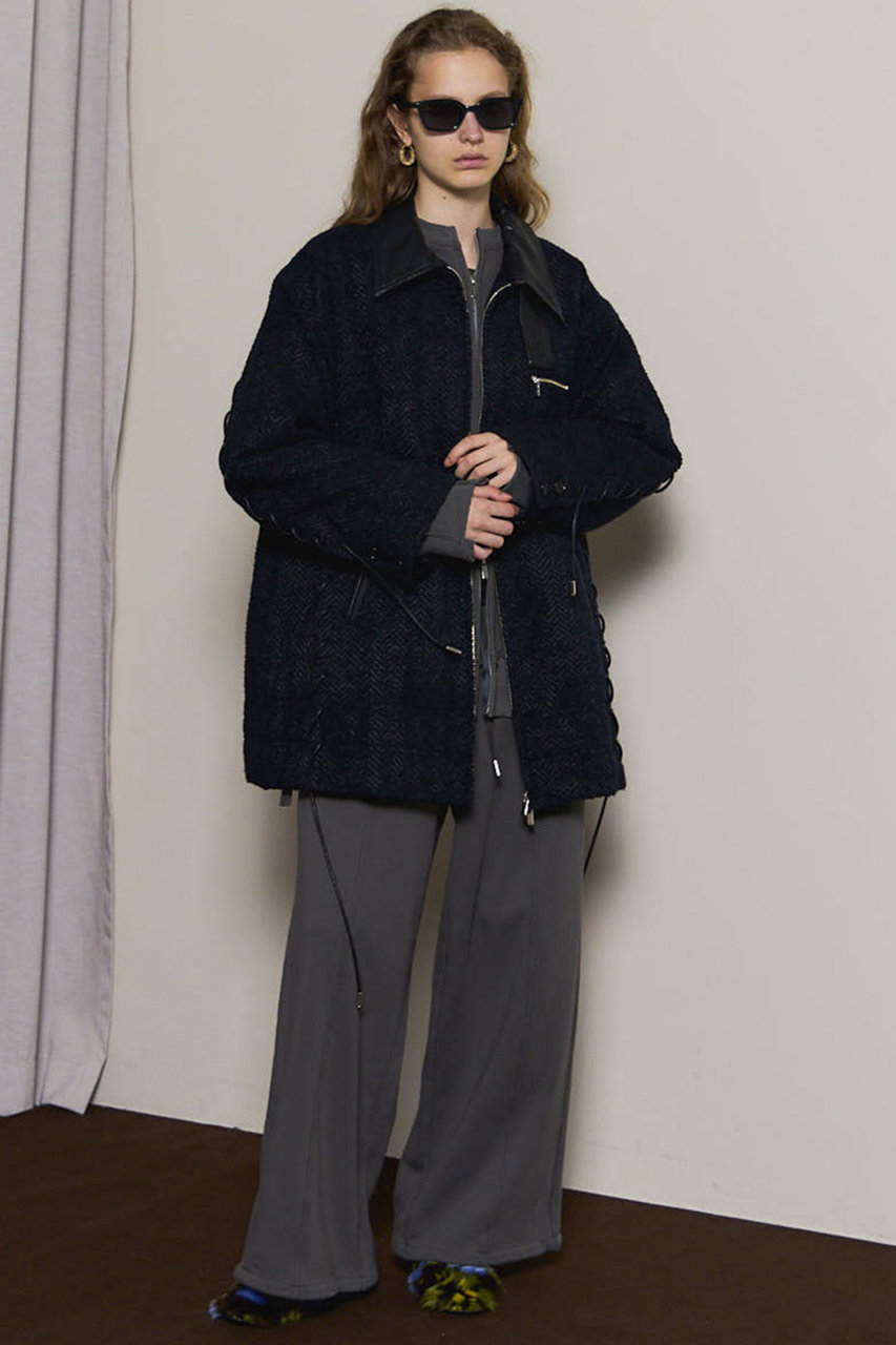 MAISON SPECIAL(メゾンスペシャル)｜Lace Up A-line Coat/レースアップ