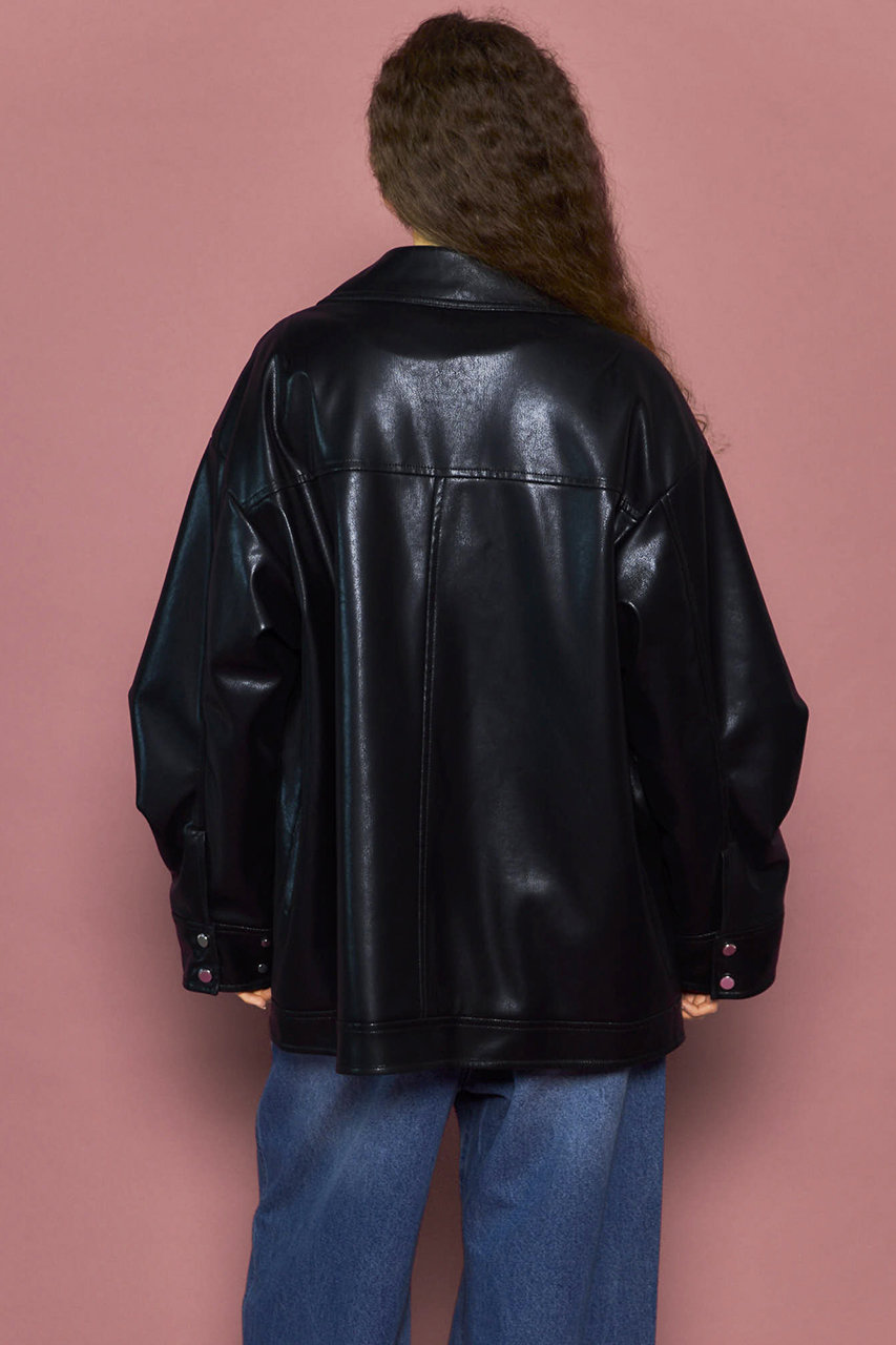 MAISON SPECIAL(メゾンスペシャル)｜Fur Collar Vegan Leather