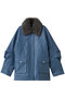 Fur Collar faux Leather Middle Blouson/ファーカラーフェイクレザーミドルブルゾン メゾンスペシャル/MAISON SPECIAL BLU(ブルー)