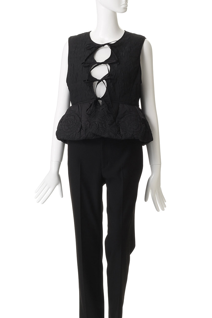 MAISON SPECIAL(メゾンスペシャル)｜Embroidery Peplum Vest/エン