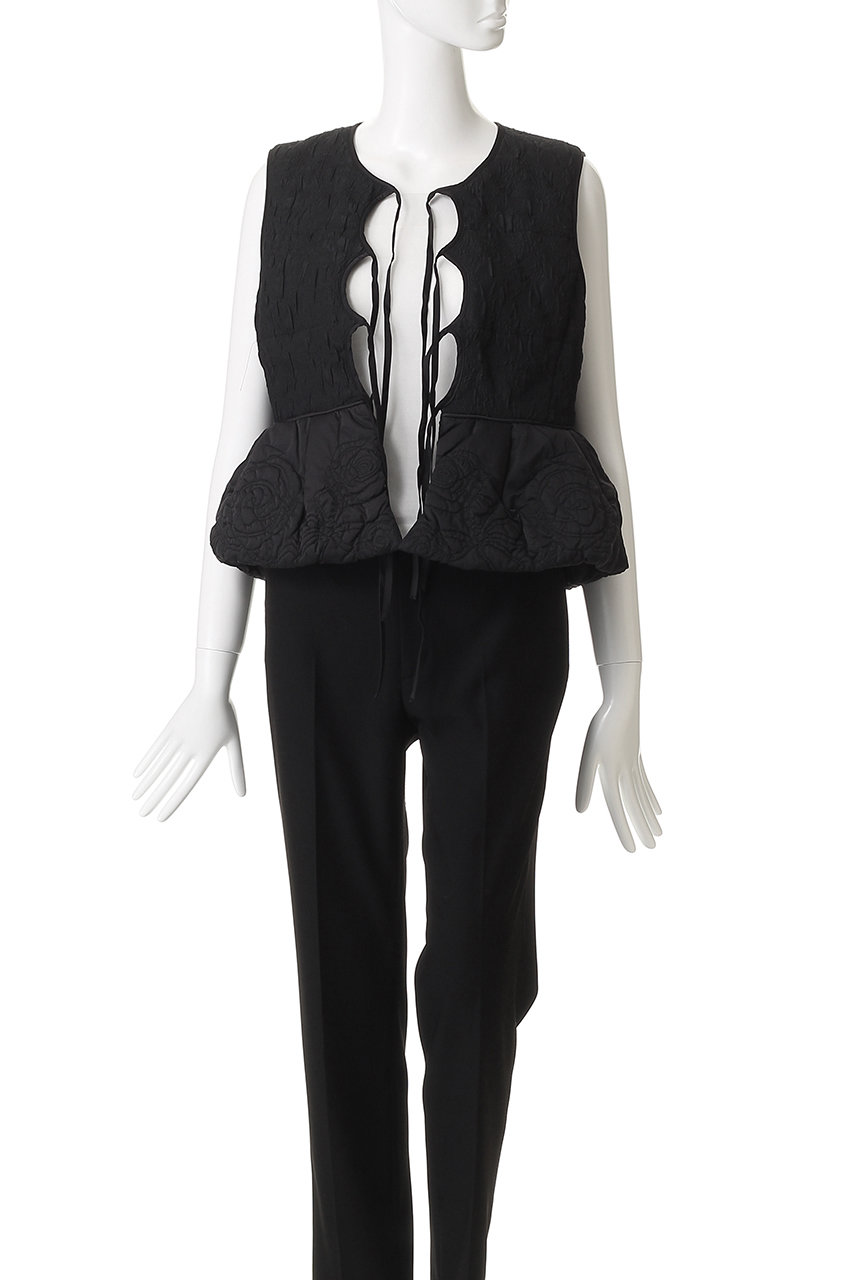 MAISON SPECIAL(メゾンスペシャル)｜Embroidery Peplum Vest/エン