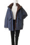 Plaid Hoodie Scarf Middle Down Coat/チェックフーディマフラーミドルダウンコート メゾンスペシャル/MAISON SPECIAL