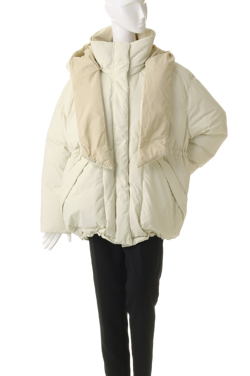 MAISON SPECIAL(メゾンスペシャル)｜Hoodie Scarf Middle Down Coat