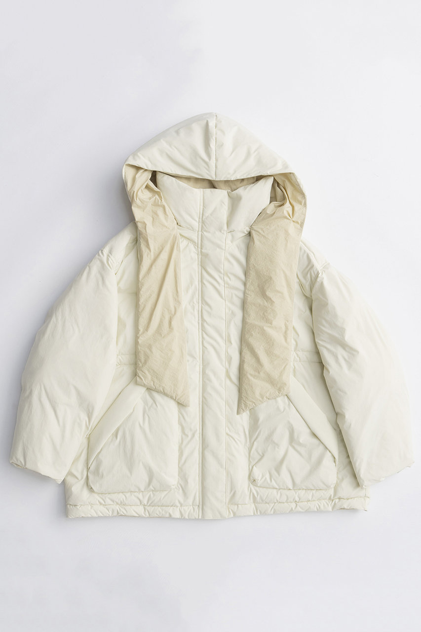 MAISON SPECIAL Hoodie Scarf Middle Down Coat/フーディマフラーミドルダウンコート (IVR(アイボリー), FREE) メゾンスペシャル ELLE SHOP MAISON SPECIAL Hoodie Scarf Middle Down Coat/フーディマフラーミドルダウンコート (IVR(アイボリー), FREE) メゾンスペシャル ELLE SHOP