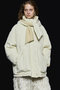 Hoodie Scarf Middle Down Coat/フーディマフラーミドルダウンコート メゾンスペシャル/MAISON SPECIAL