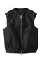 faux Leather Vest/フェイクレザーベスト メゾンスペシャル/MAISON SPECIAL BLK(ブラック)