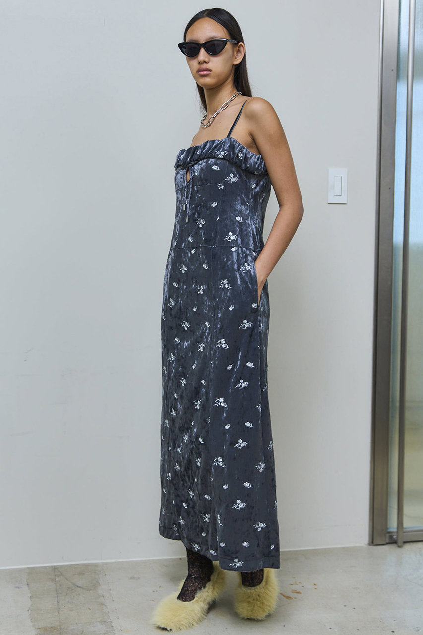 MAISON SPECIAL(メゾンスペシャル)｜Flower Embroidery Velour
