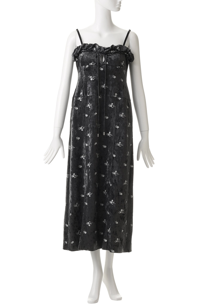 MAISON SPECIAL(メゾンスペシャル)｜Flower Embroidery Velour