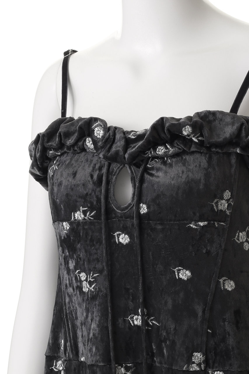 MAISON SPECIAL(メゾンスペシャル)｜Flower Embroidery Velour