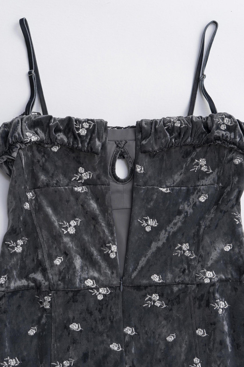 MAISON SPECIAL(メゾンスペシャル)｜Flower Embroidery Velour