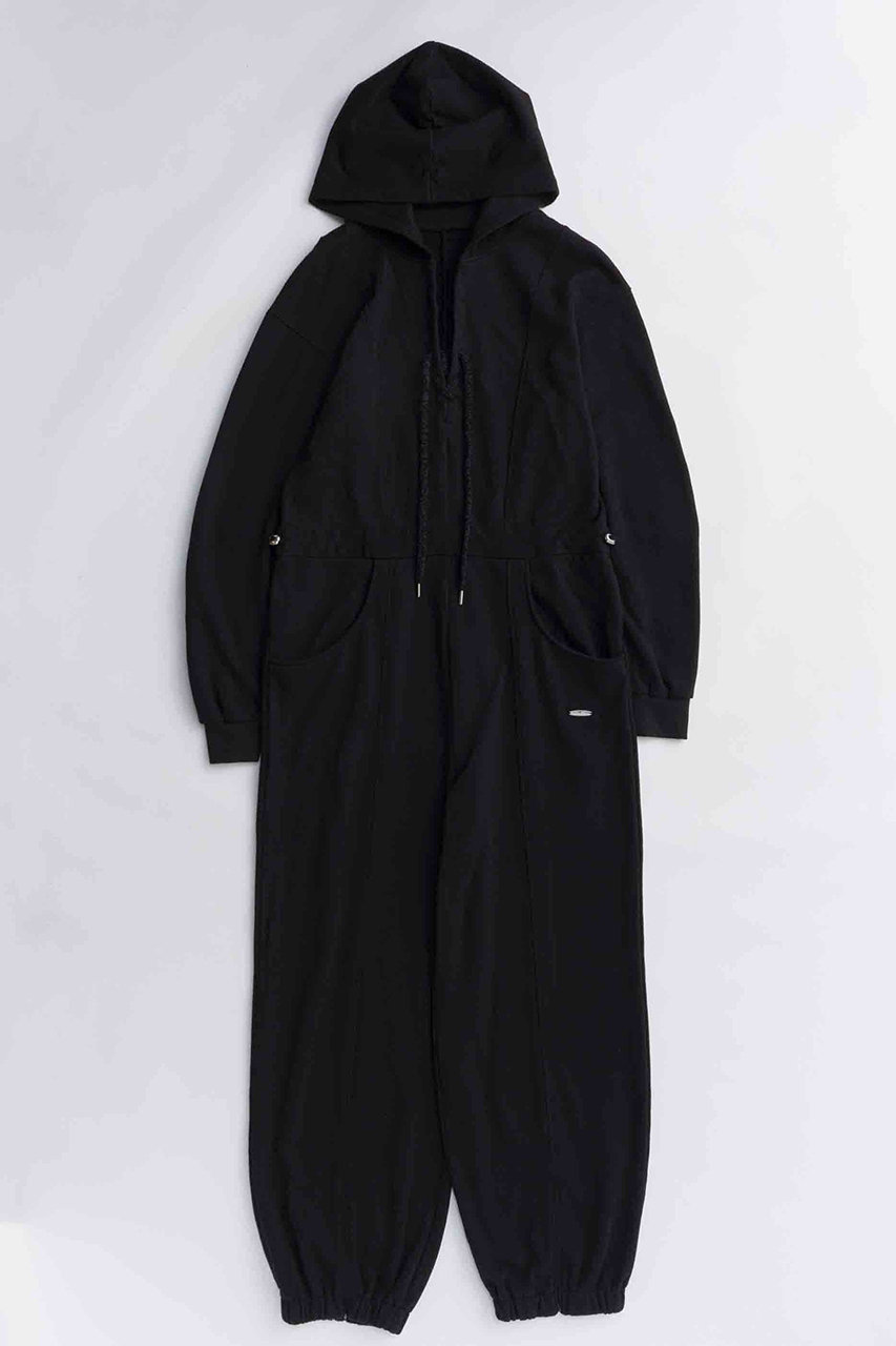 MAISON SPECIAL Lace Up Sweat Hood All-in-one/レースアップスウェットフードオールインワン (BLK(ブラック), 36) メゾンスペシャル ELLE SHOP MAISON SPECIAL Lace Up Sweat Hood All-in-one/レースアップスウェットフードオールインワン (BLK(ブラック), 36) メゾンスペシャル ELLE SHOP
