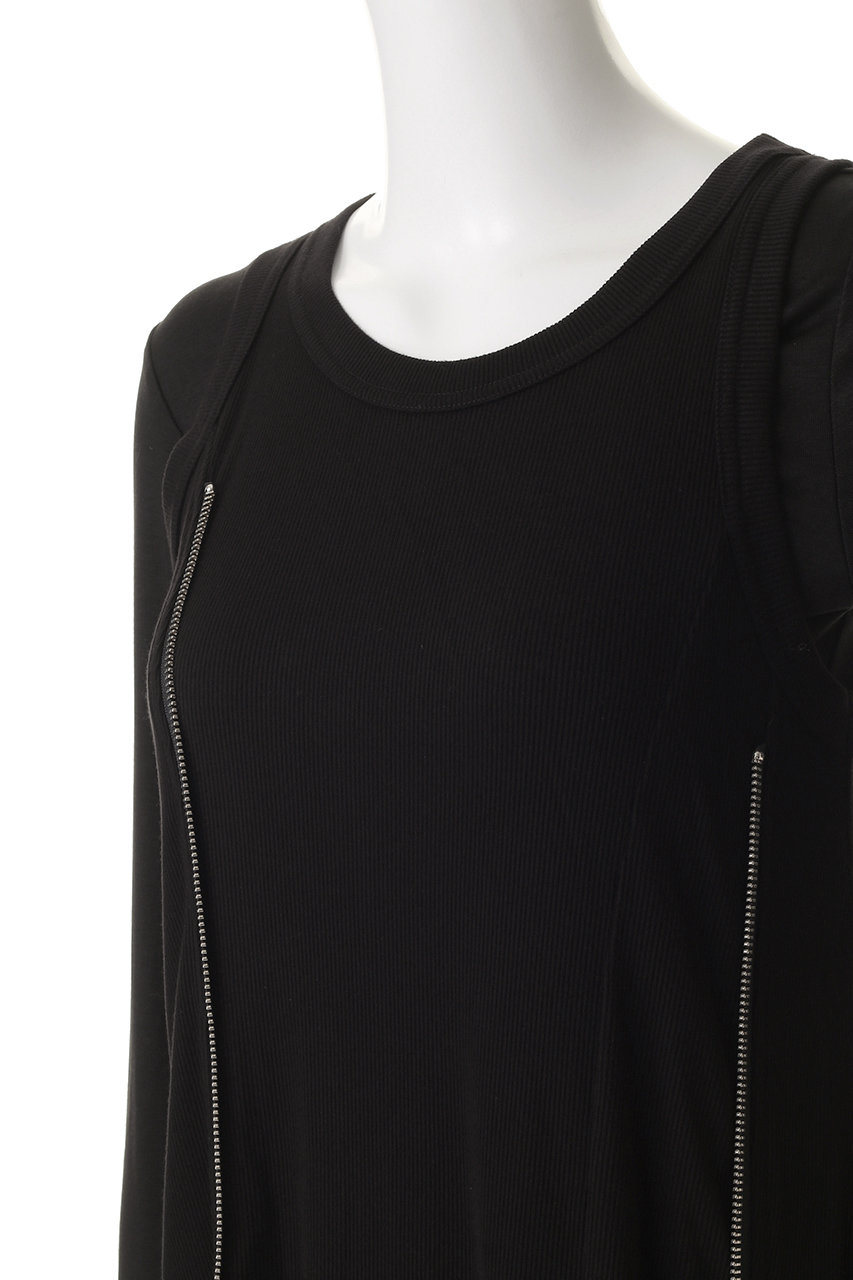 MAISON SPECIAL(メゾンスペシャル)｜Front Zip Layered Dress/フロント