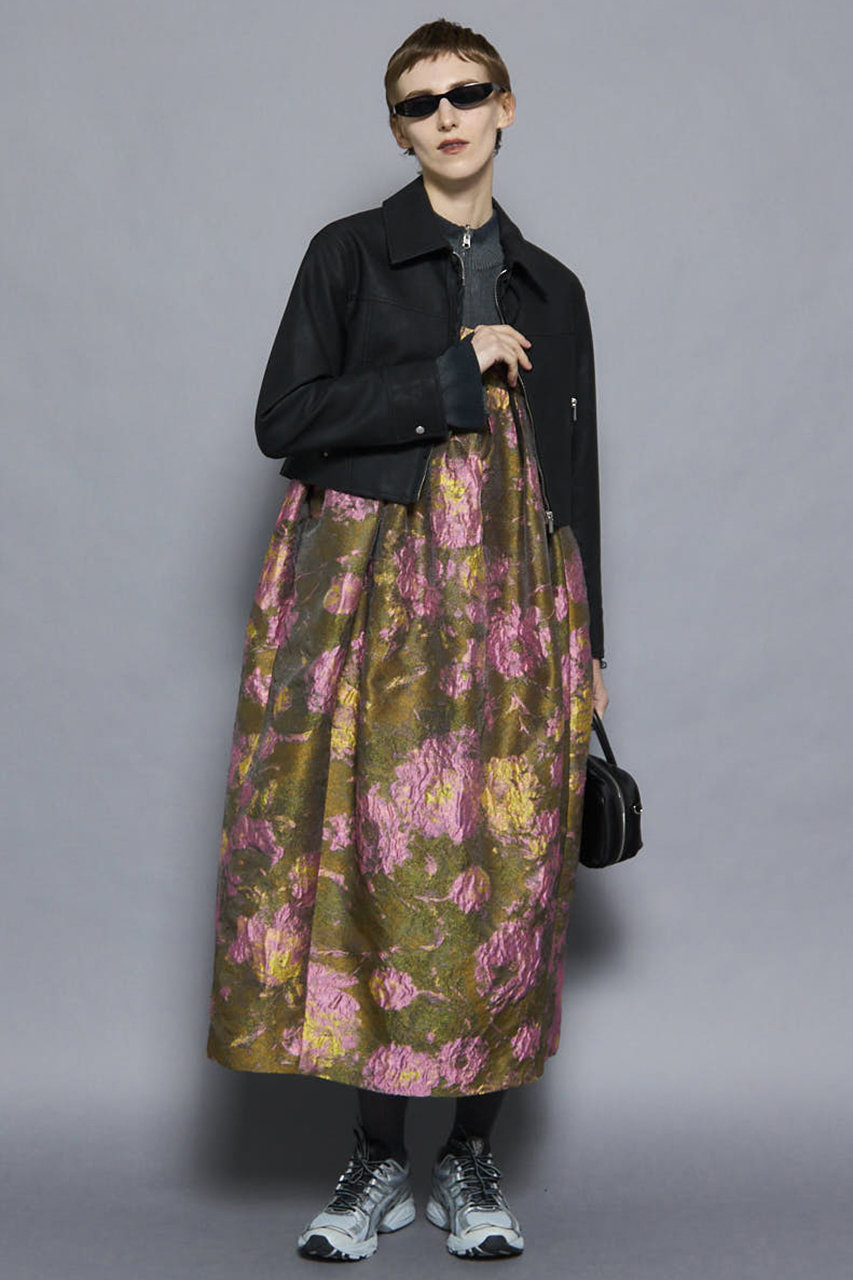 MAISON SPECIAL(メゾンスペシャル)｜Jacquard Motif Balloon Camisole