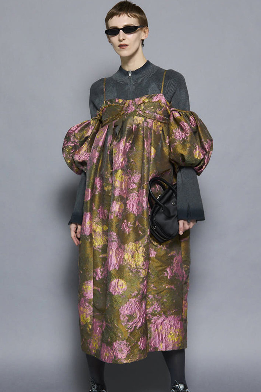 MAISON SPECIAL(メゾンスペシャル)｜Jacquard Motif Balloon Camisole