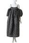 Jacquard Motif Balloon Camisole Dress/ジャガードモチーフバルーンキャミワンピース メゾンスペシャル/MAISON SPECIAL