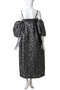 Jacquard Motif Balloon Camisole Dress/ジャガードモチーフバルーンキャミワンピース メゾンスペシャル/MAISON SPECIAL