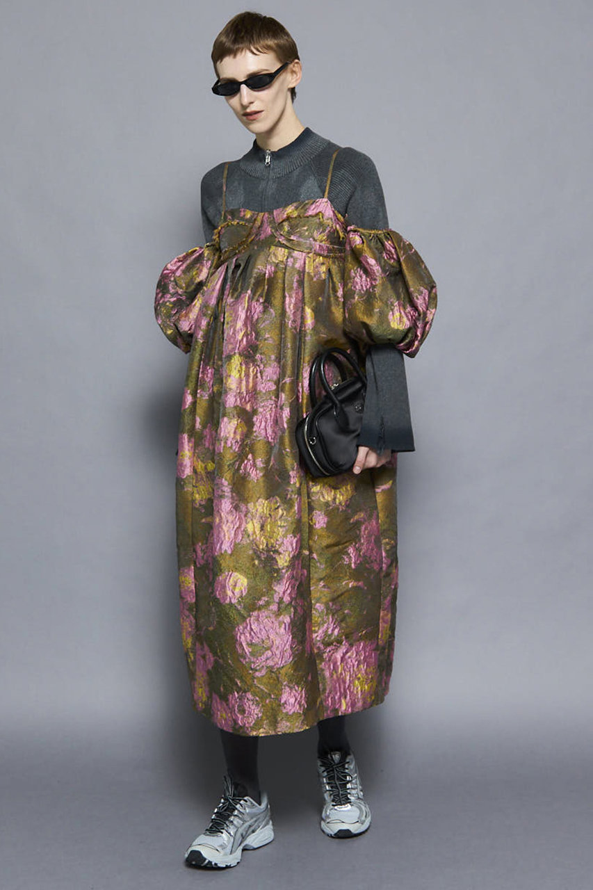 MAISON SPECIAL(メゾンスペシャル)｜Jacquard Motif Balloon Camisole